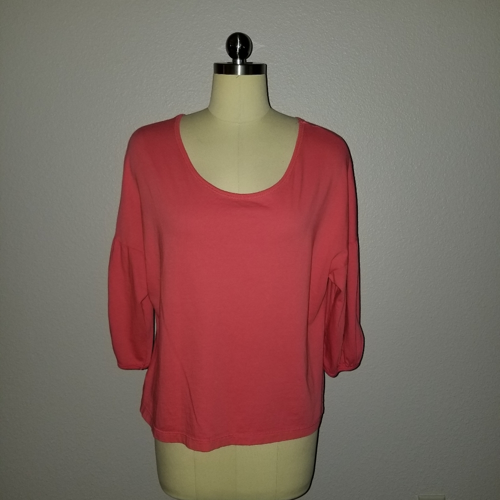 Prairie Underground coral long sleeve top